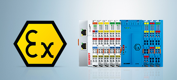 Exceptionally compact and intrinsically safe: EtherCAT Terminals for explosion protection